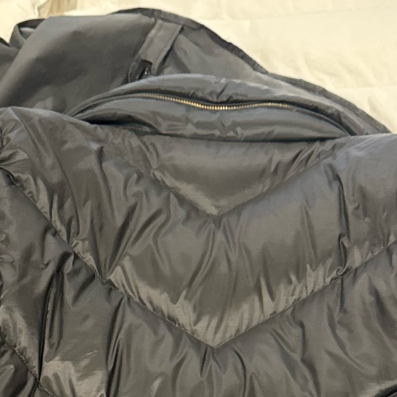 Chevron-quilted Down-filled Coat - Picture 8 of 11